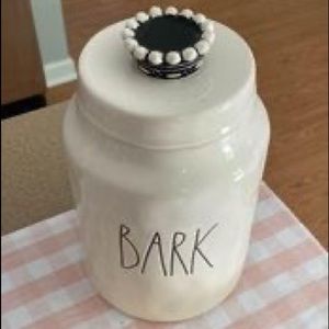 Rae Dunn Bark Treat Jar